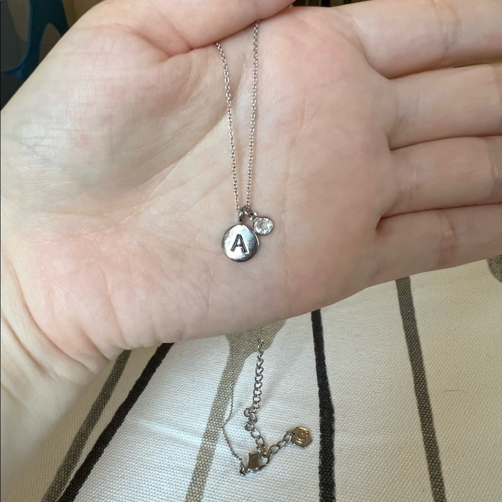 Letter “A” necklace